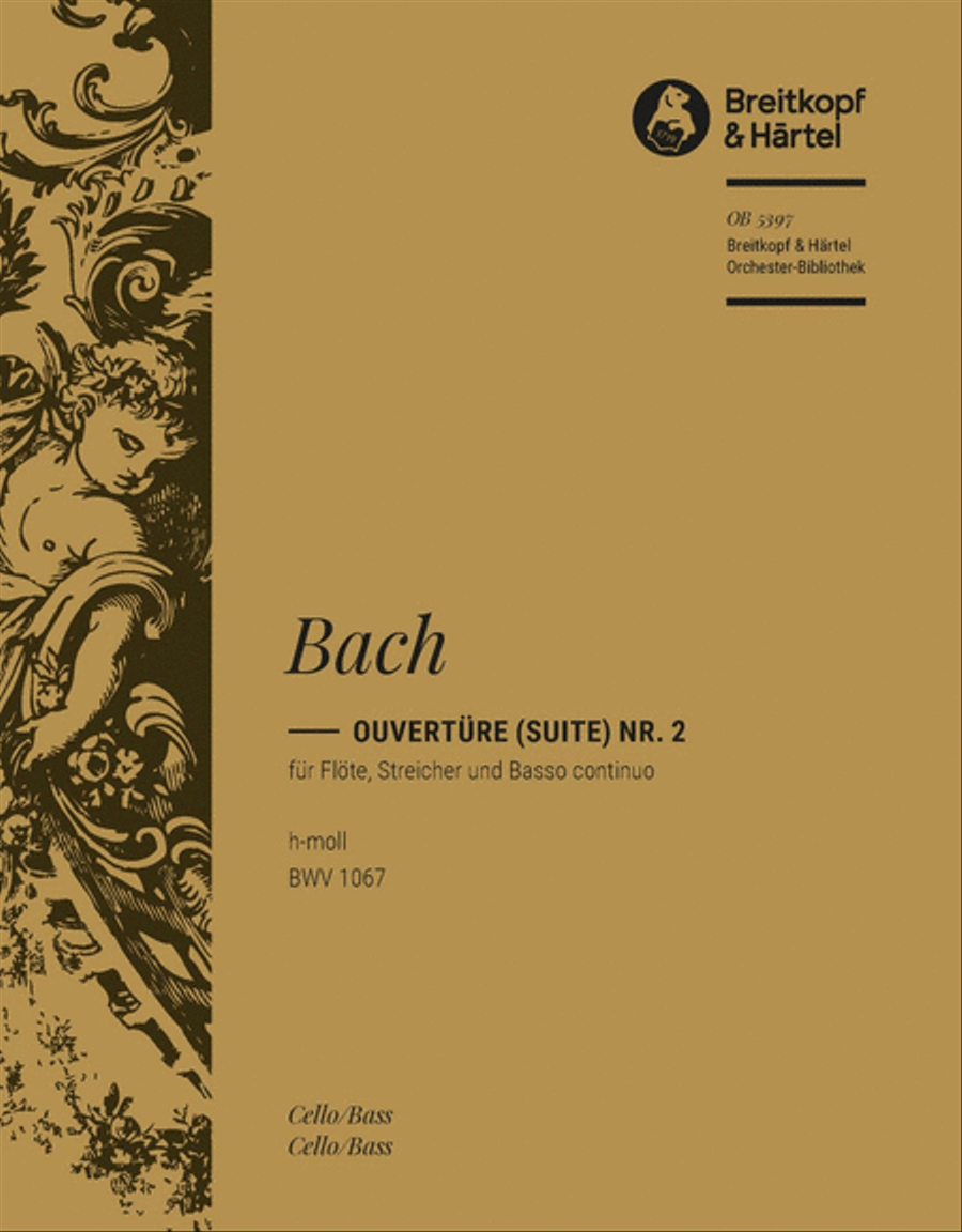 Overture (Suite) No. 2 in B minor BWV 1067 Orchestra scores gallery preview page 1