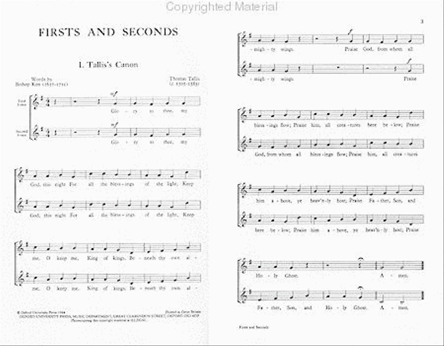 Firsts and Seconds 2-Part scores gallery preview page 2
