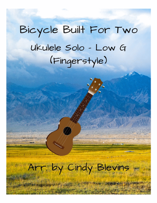 Bicycle Built For Two, Ukulele Solo, Fingerstyle, Low G