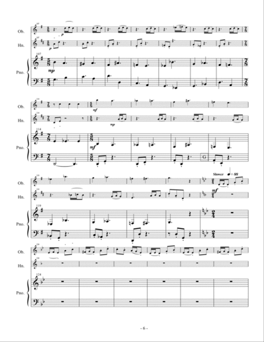 Rondo Giocoso Rondo Giocoso Small Ensemble scores gallery preview page 6