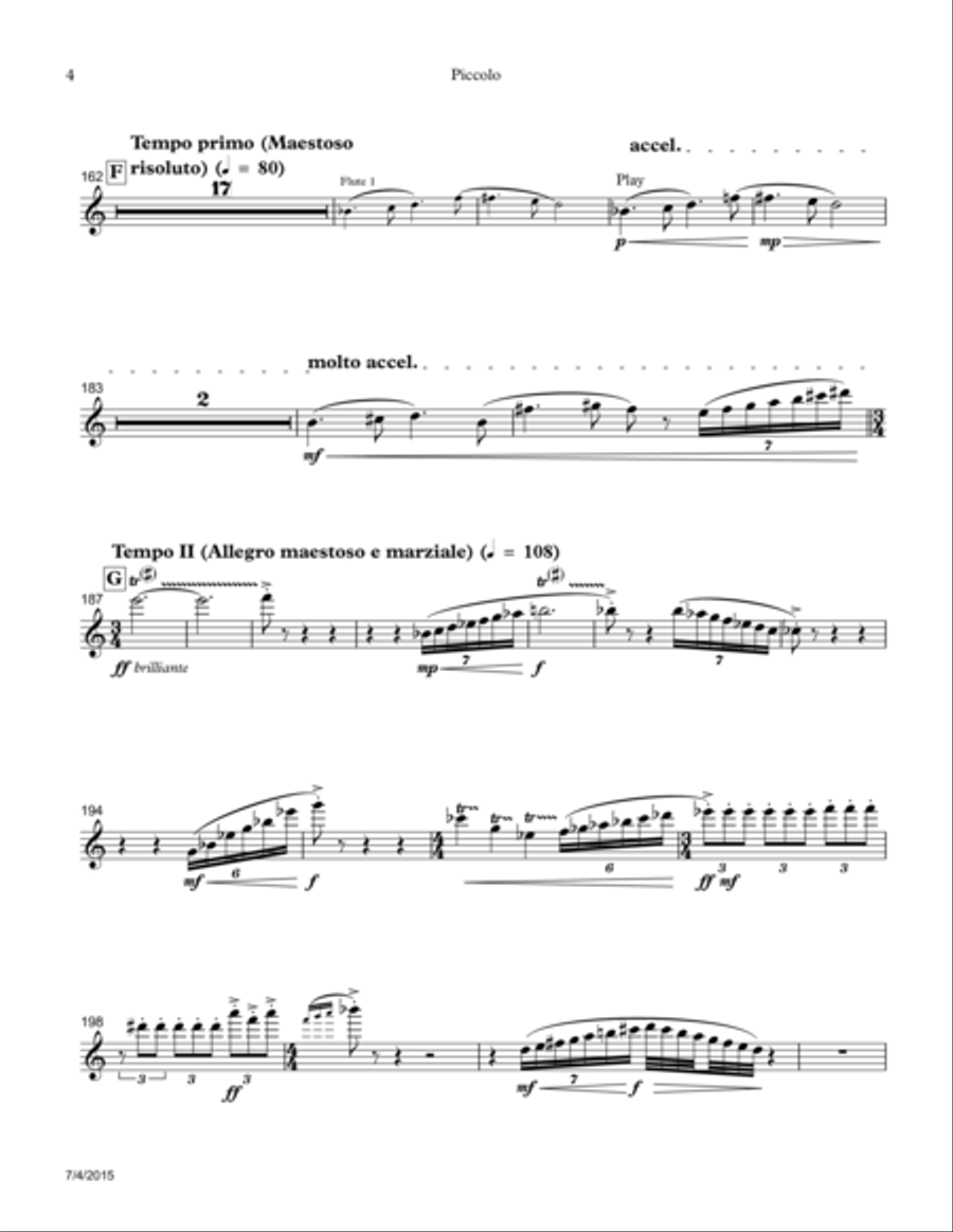 Orbit: A Symphonic Fantasy Full Orchestra scores gallery preview page 4
