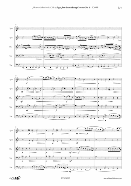 Adagio from Brandebourg Concerto No. 1 image number null