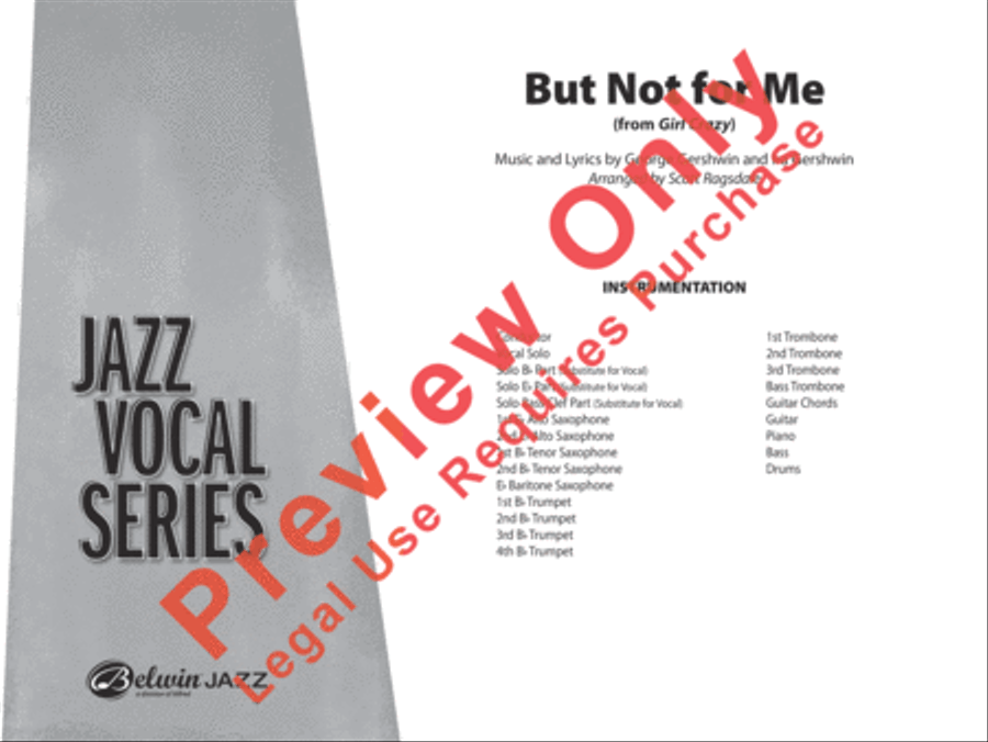 But Not for Me Jazz Ensemble scores gallery preview page 2