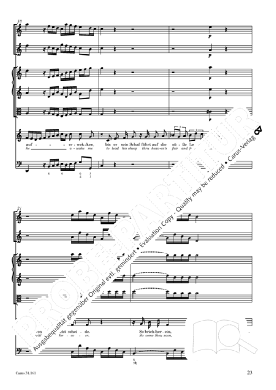 Komm, du susse Todesstunde 4-Part scores gallery preview page 23