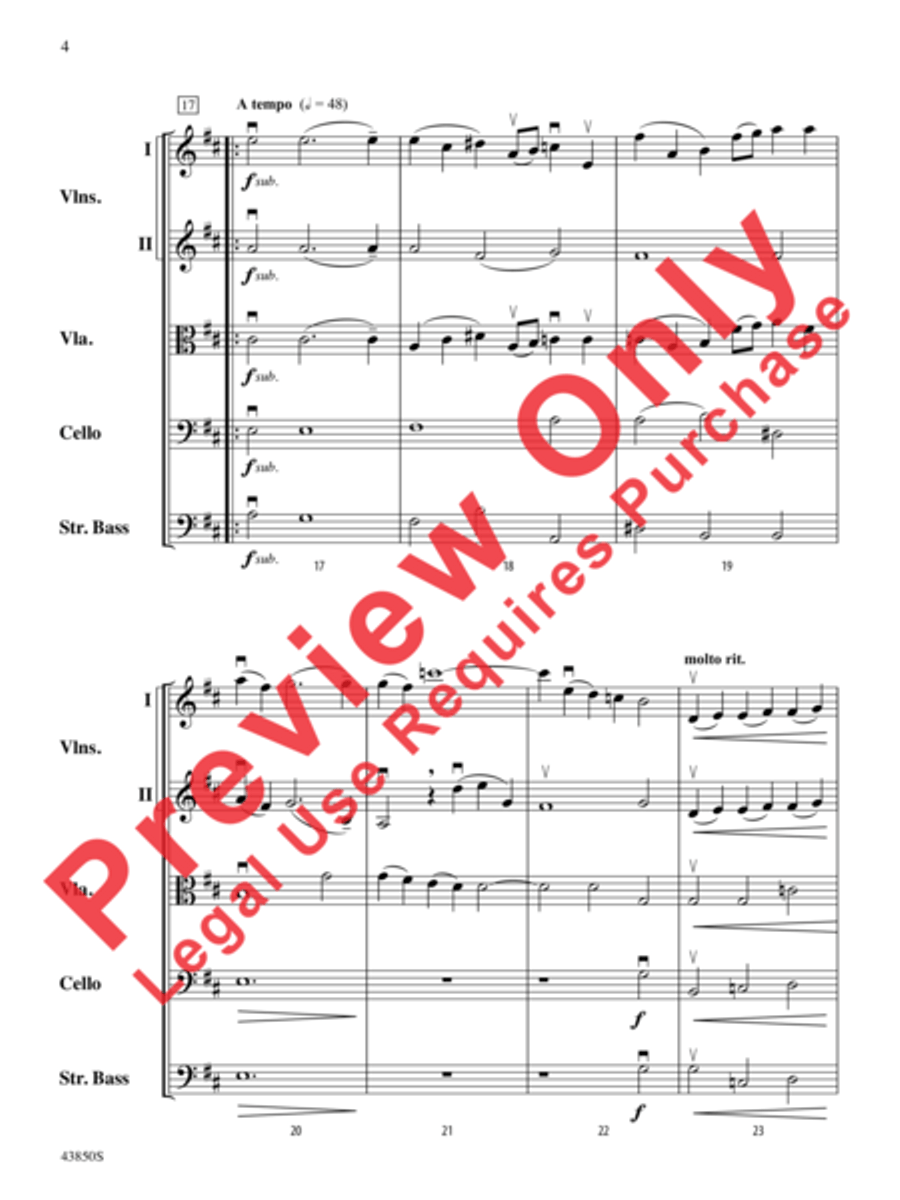 Sarabande String Orchestra scores gallery preview page 5