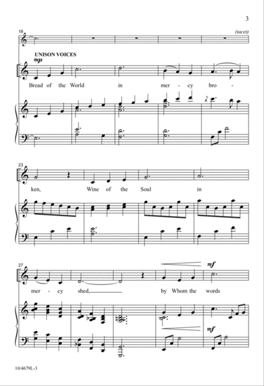 Celtic Communion 3-Part scores gallery preview page 3