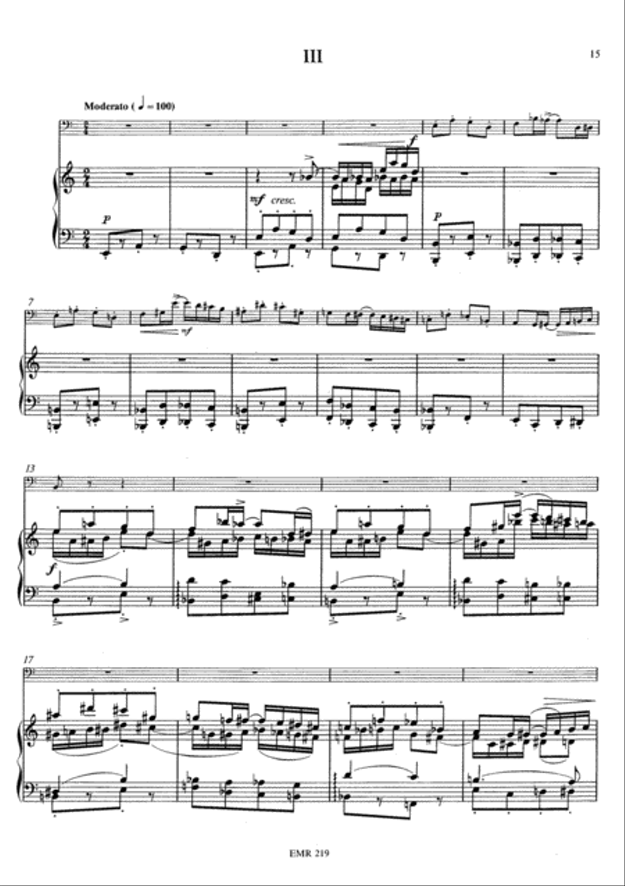 Trombone Concerto No. 2 Piano Accompaniment scores gallery preview page 9