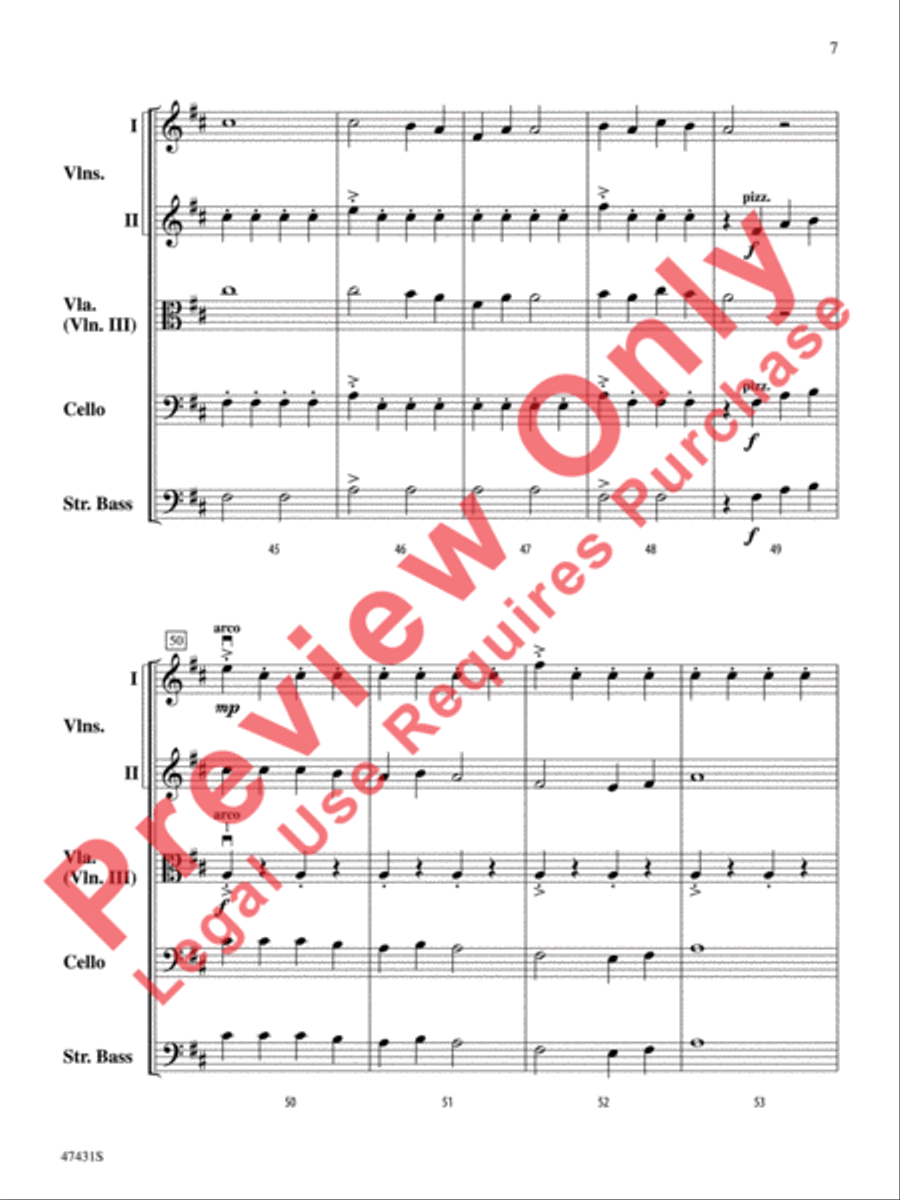 Sunchasers String Orchestra scores gallery preview page 8