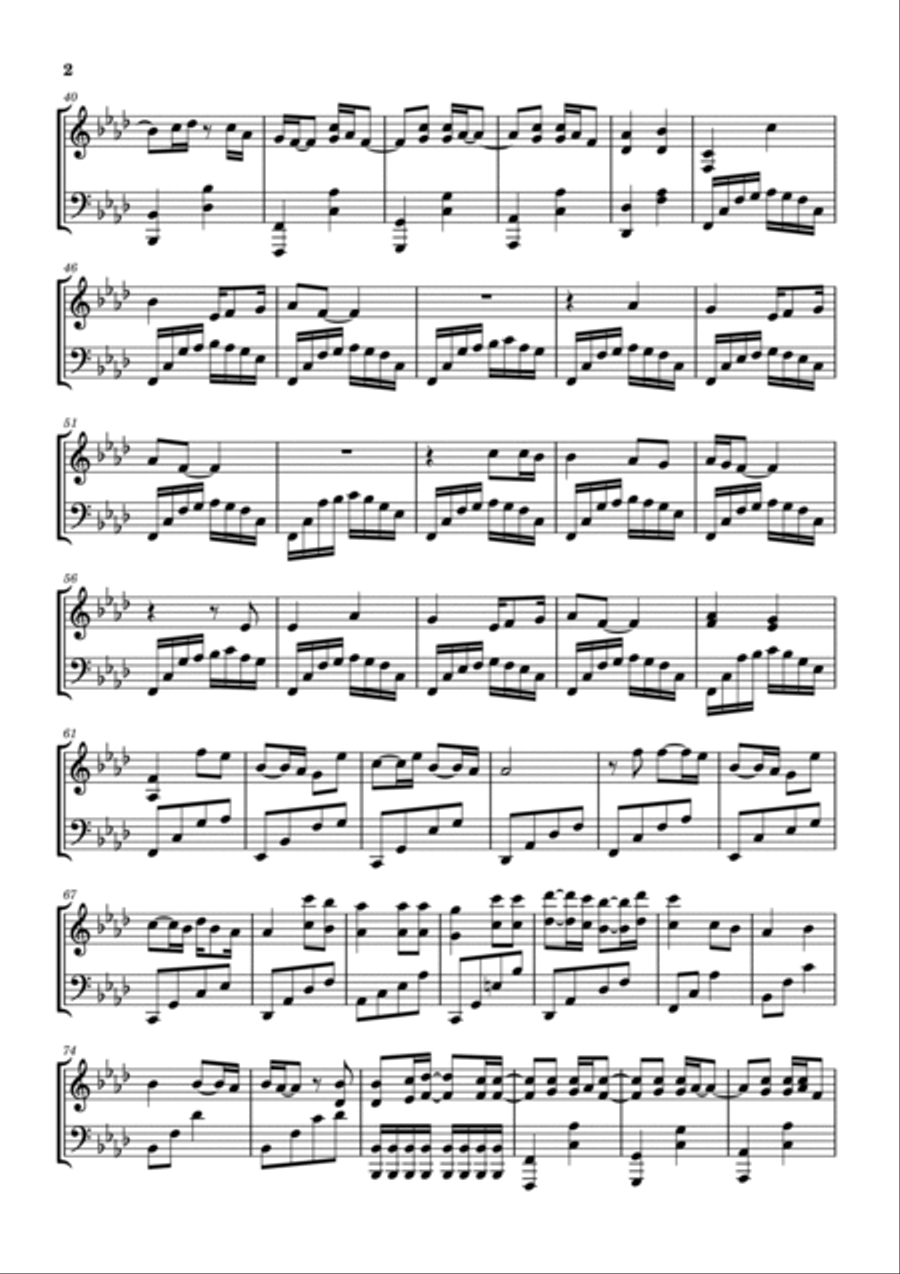 Blood Upon The Snow Piano Solo scores gallery preview page 2