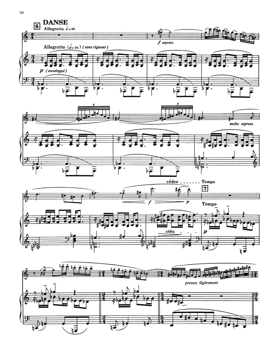 Introduction Et Danse Alto Saxophone scores gallery preview page 3