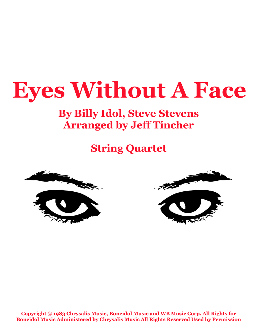 Eyes Without A Face String Quartet scores gallery preview page 1