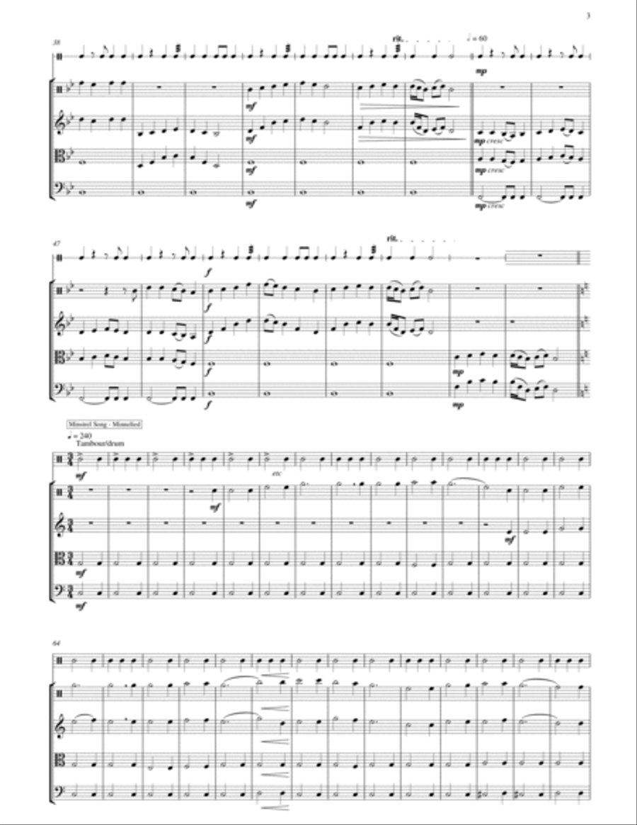 Trouvères and Minnesingers Small Ensemble scores gallery preview page 4