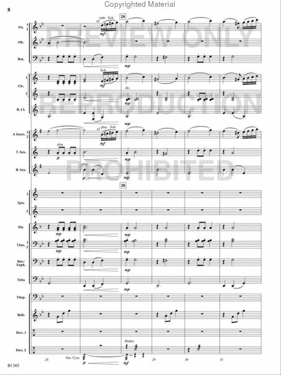 Krakatoa Concert Band scores gallery preview page 7