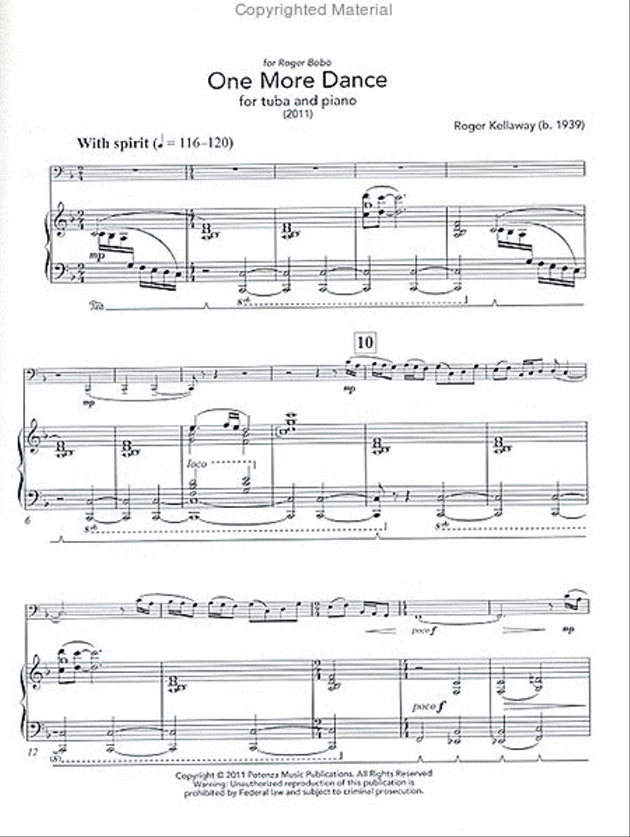 One More Dance One More Dance Tuba scores gallery preview page 2