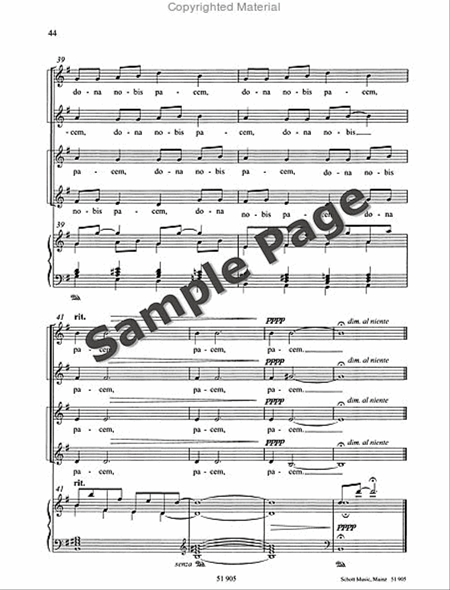 Missa Brevis Missa Brevis SSAA scores gallery preview page 45