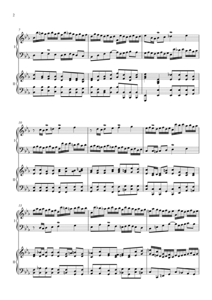 Bach 2 Part Inventions No. 5 for 2 pianos image number null
