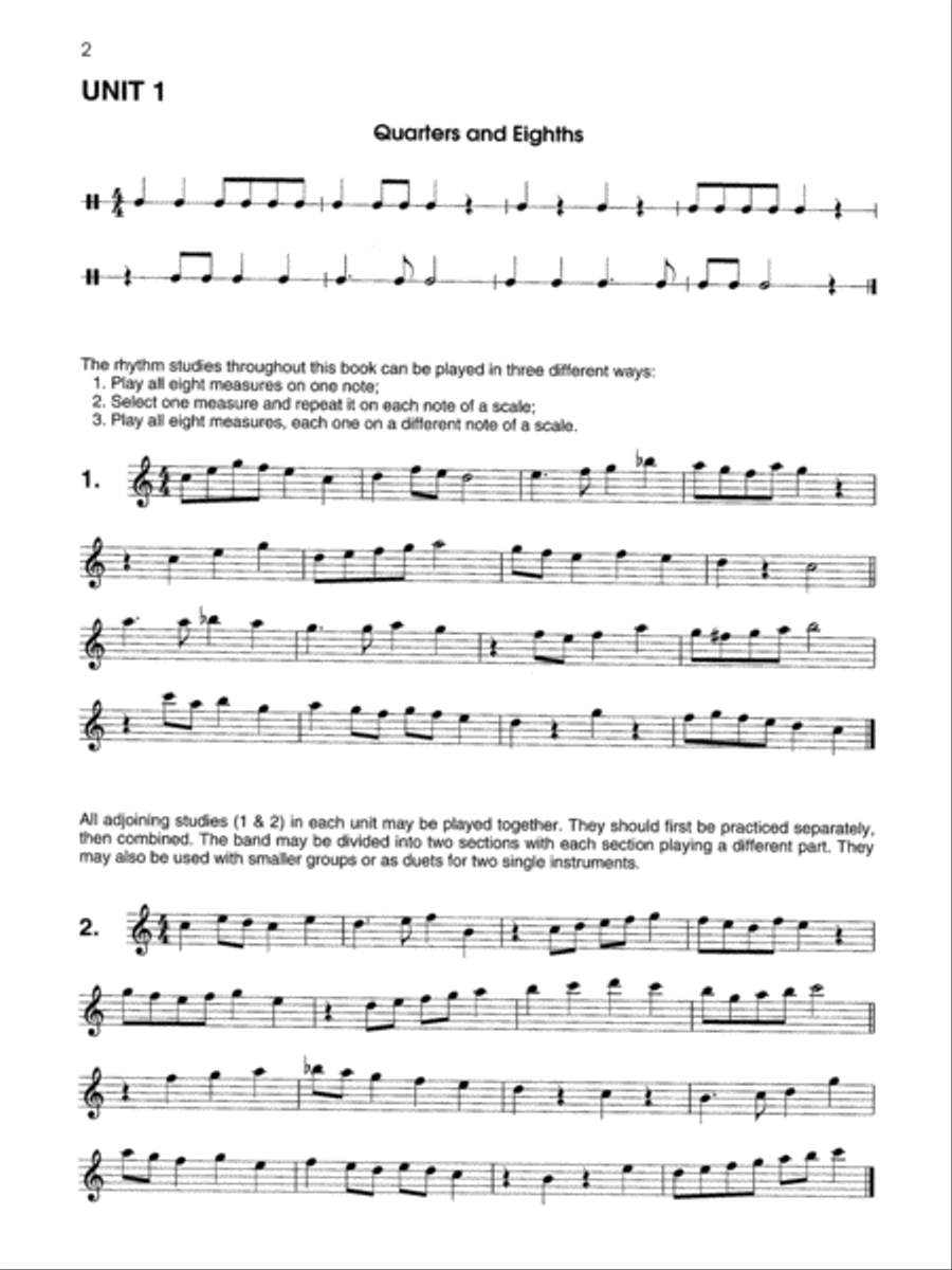 Rhythms & Rests Concert Band Methods scores gallery preview page 3