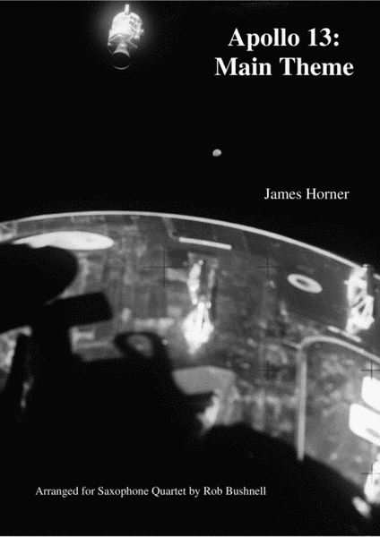 Main Title - Apollo 13 by James Horner Tenor Saxophone - Digital Sheet Music