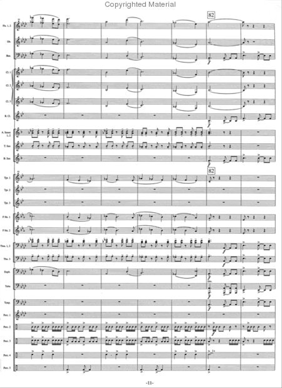 East Of The Sun (and West Of The Moon) Concert Band scores gallery preview page 3