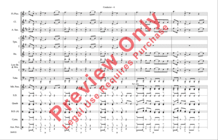 Dynamite Dynamite Marching Band scores gallery preview page 7