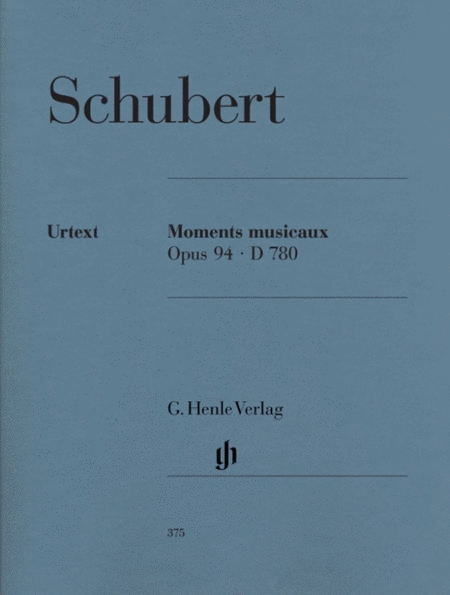 Schubert - Moments Musical Op 94 D 780 Urtext