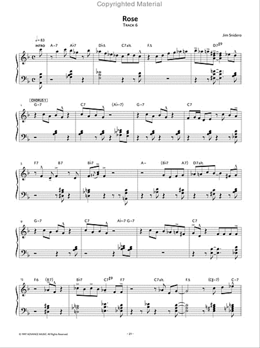 Jazz Conception Piano Jazz Conception Piano Piano Method scores gallery preview page 7