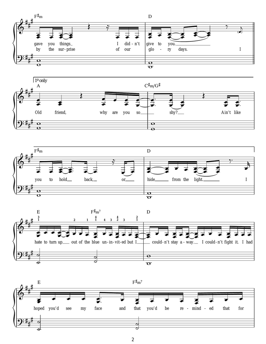 Someone Like You Voice scores gallery preview page 2