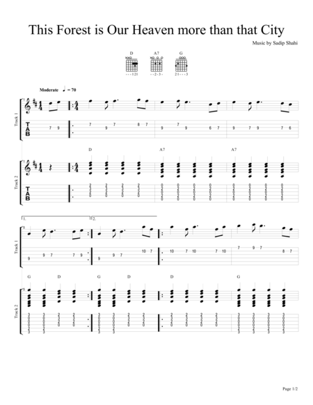 Rhythm and Solo Guitar for easy readers