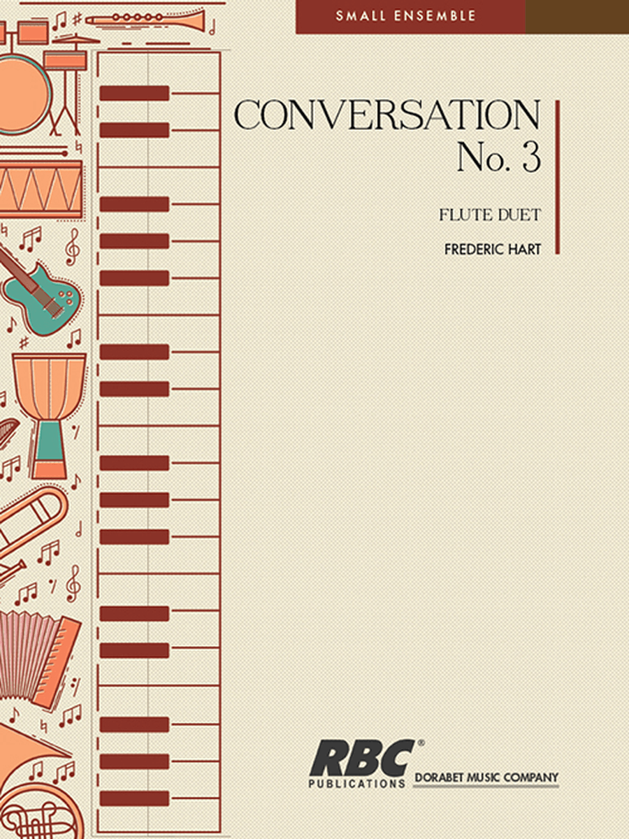 Conversation #3 Flute Duet Flute Duet scores gallery preview page 1