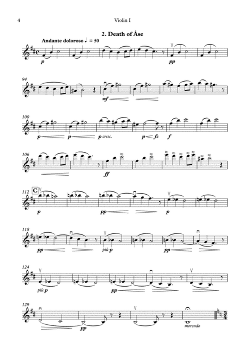 Peer Gynt Suite Nº 1 - E. Grieg - For String Quartet (Violin I)