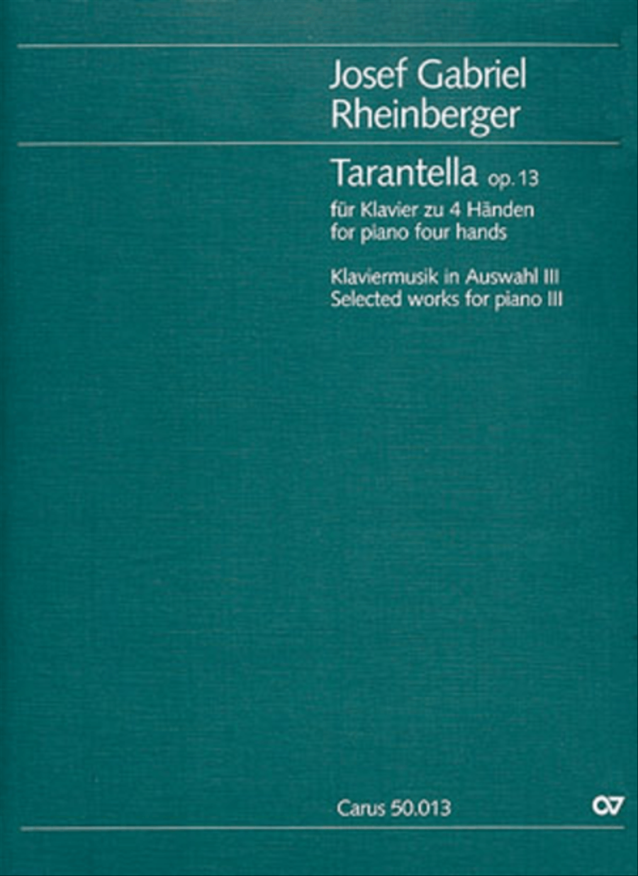 Tarantella Piano Duet scores gallery preview page 1