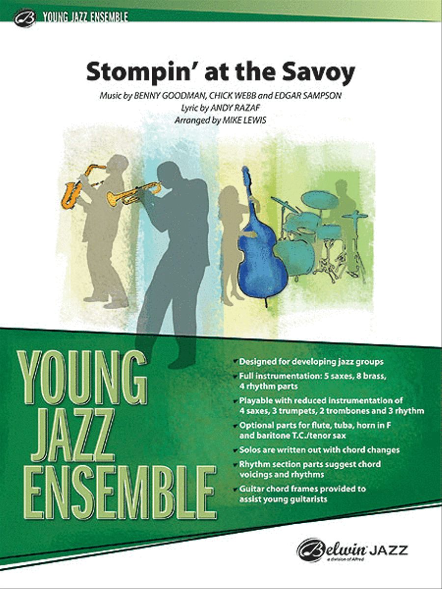 Stompin' at the Savoy Jazz Ensemble scores gallery preview page 1