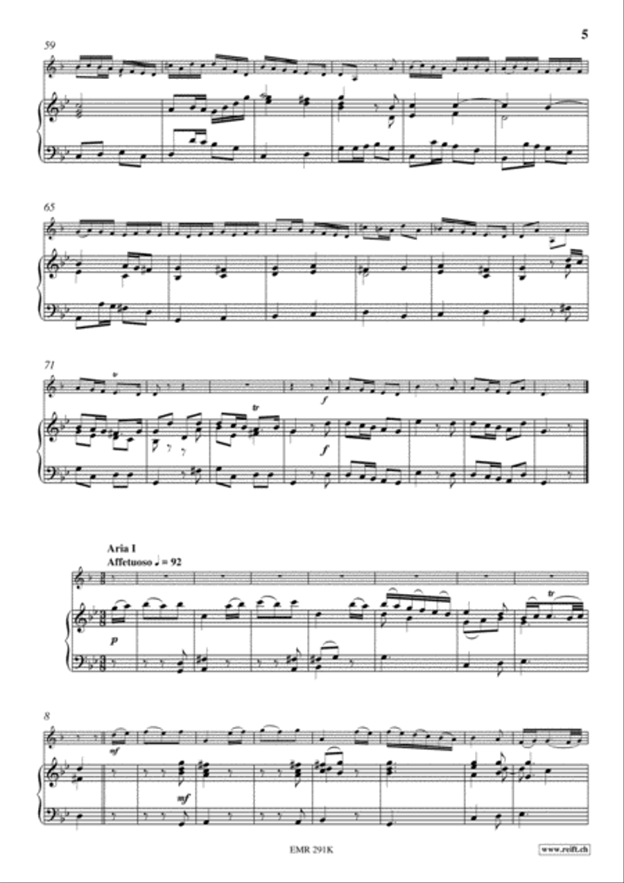 Sonata Horn scores gallery preview page 6
