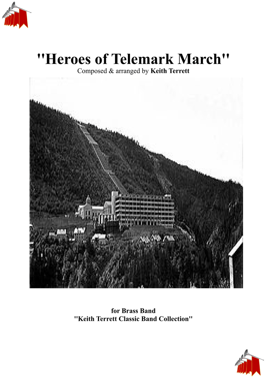 Heroes of Telemark (The) March for Brass Band ''Keith Terrett Classic March Collection'' Concert Band scores gallery preview page 1
