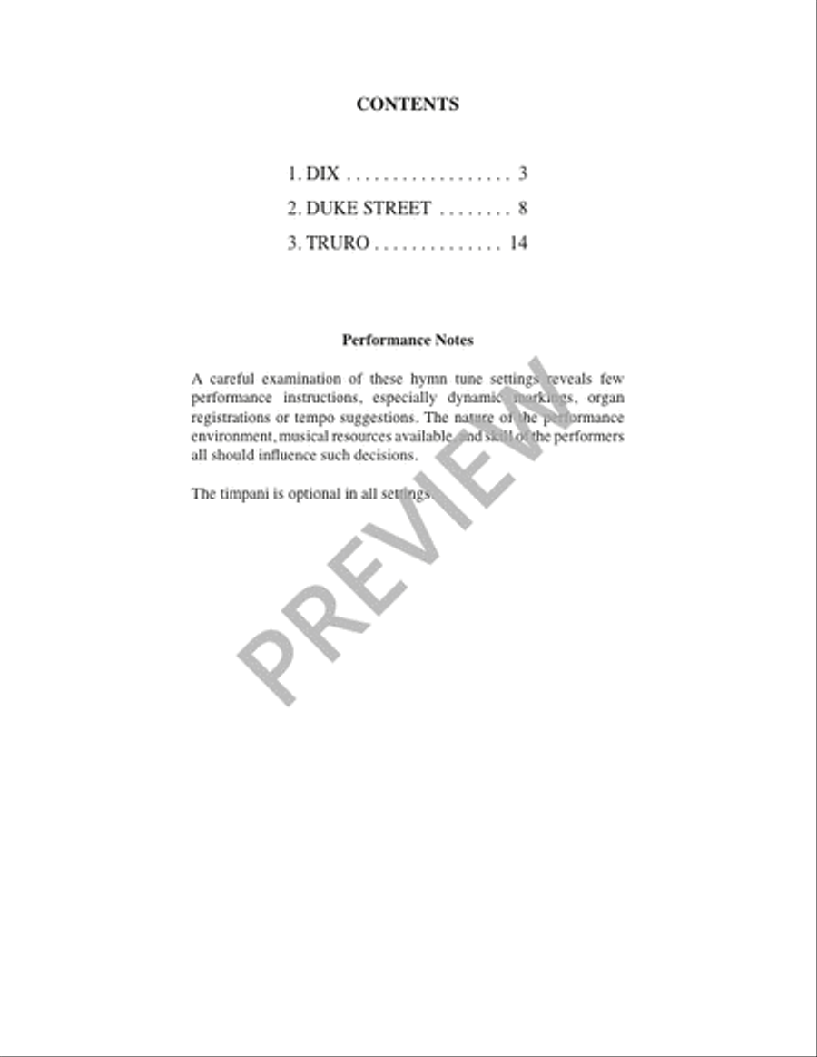 Festival Hymns for Organ, Brass and Timpani - Volume 8, General Trombone scores gallery preview page 4