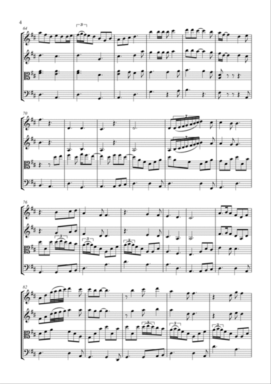Fairytale Of New York Fairytale Of New York String Quartet scores gallery preview page 4