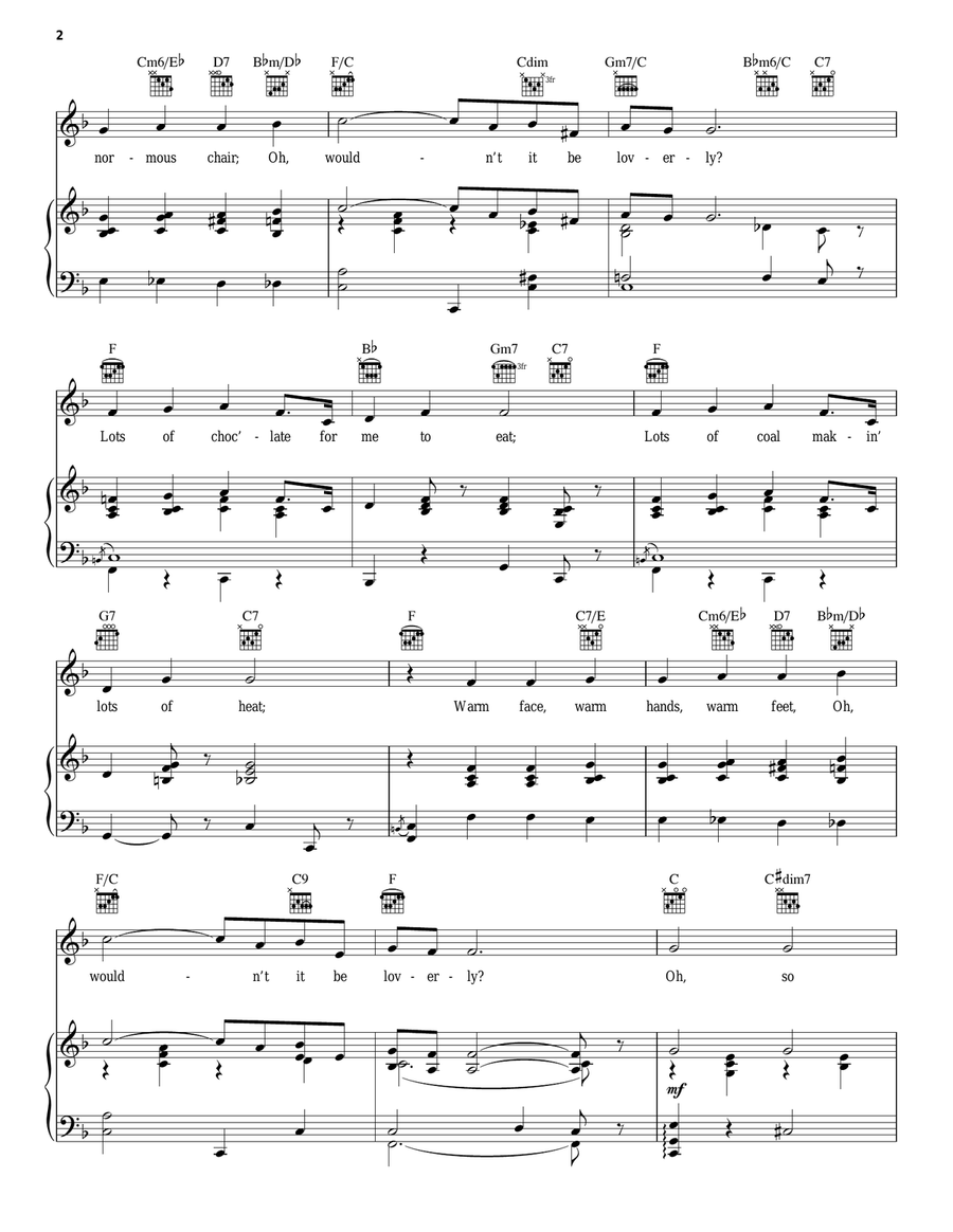 Wouldn't It Be Loverly Guitar scores gallery preview page 2