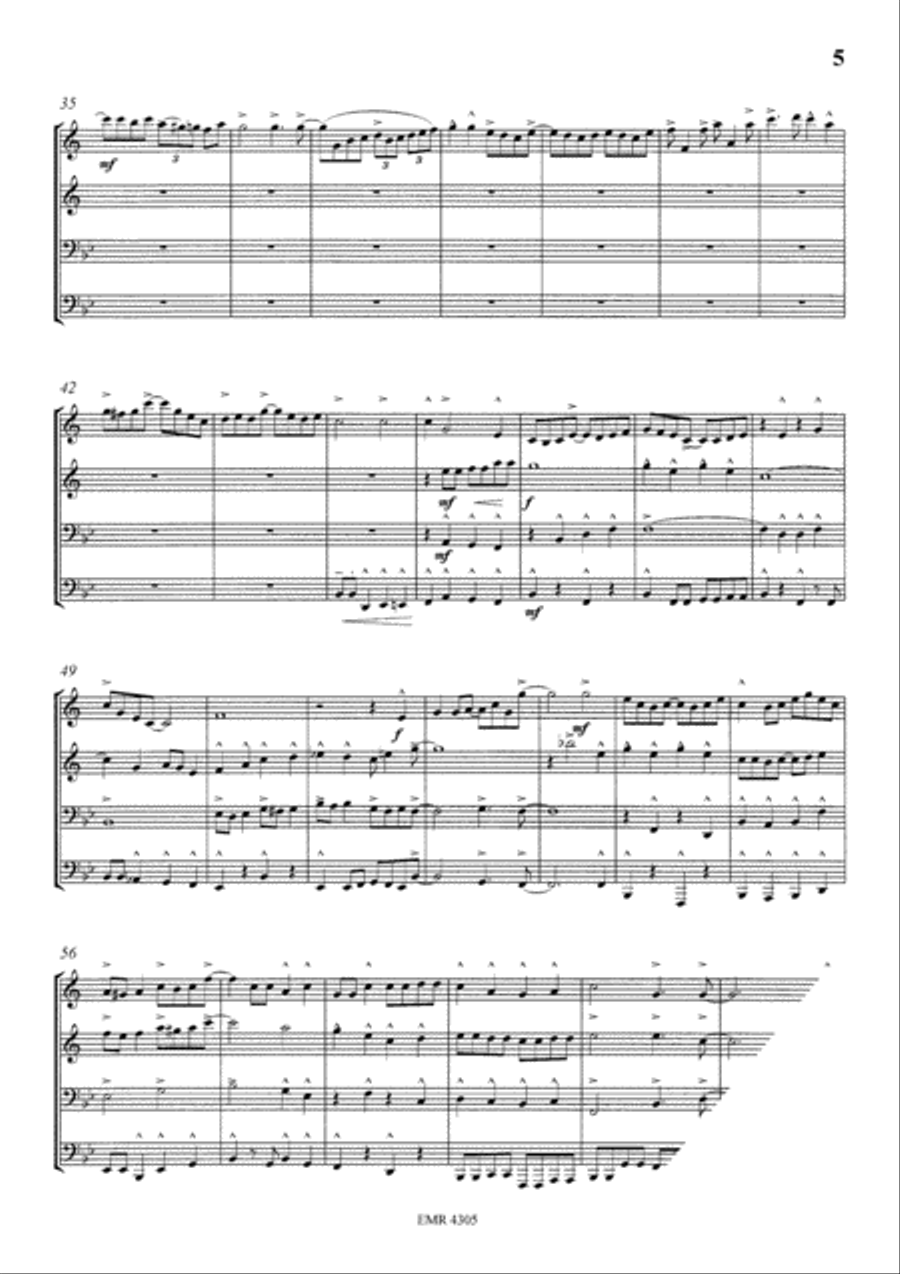 Tuba Dixieland Tuba Quartet scores gallery preview page 5