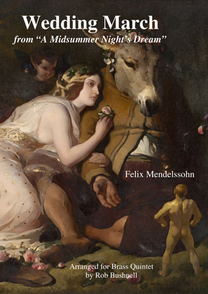 Book cover for Wedding March from "A Midsummer Night’s Dream" (Felix Mendelssohn) - Brass Quintet