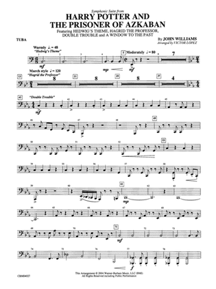Harry Potter and the Prisoner of Azkaban, Symphonic Suite from: Tuba