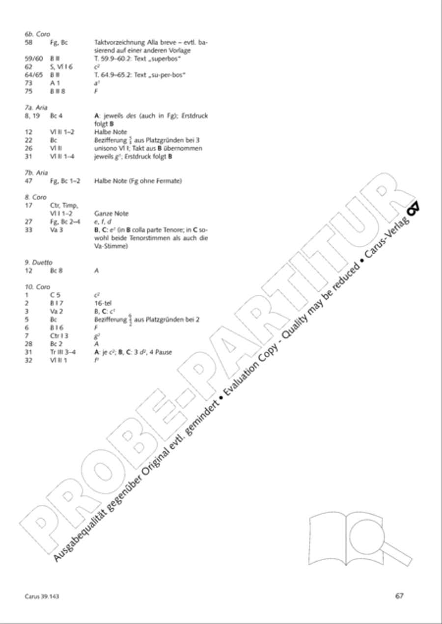 Magnificat in C major 4-Part scores gallery preview page 68
