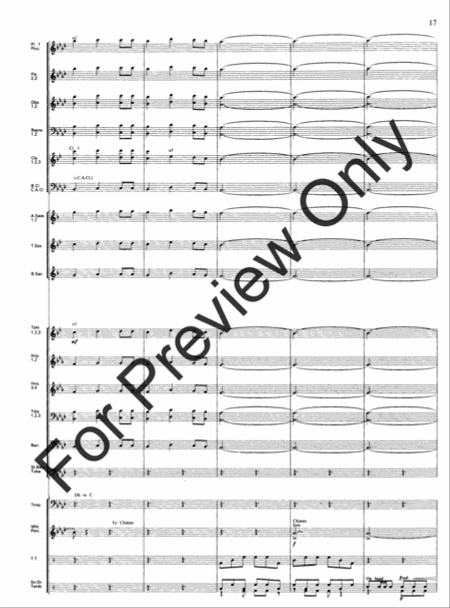 Emmanuel Variants Concert Band scores gallery preview page 19