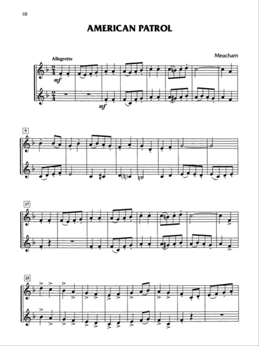 Yamaha Trumpet Duets Yamaha Trumpet Duets Trumpet Duet scores gallery preview page 6