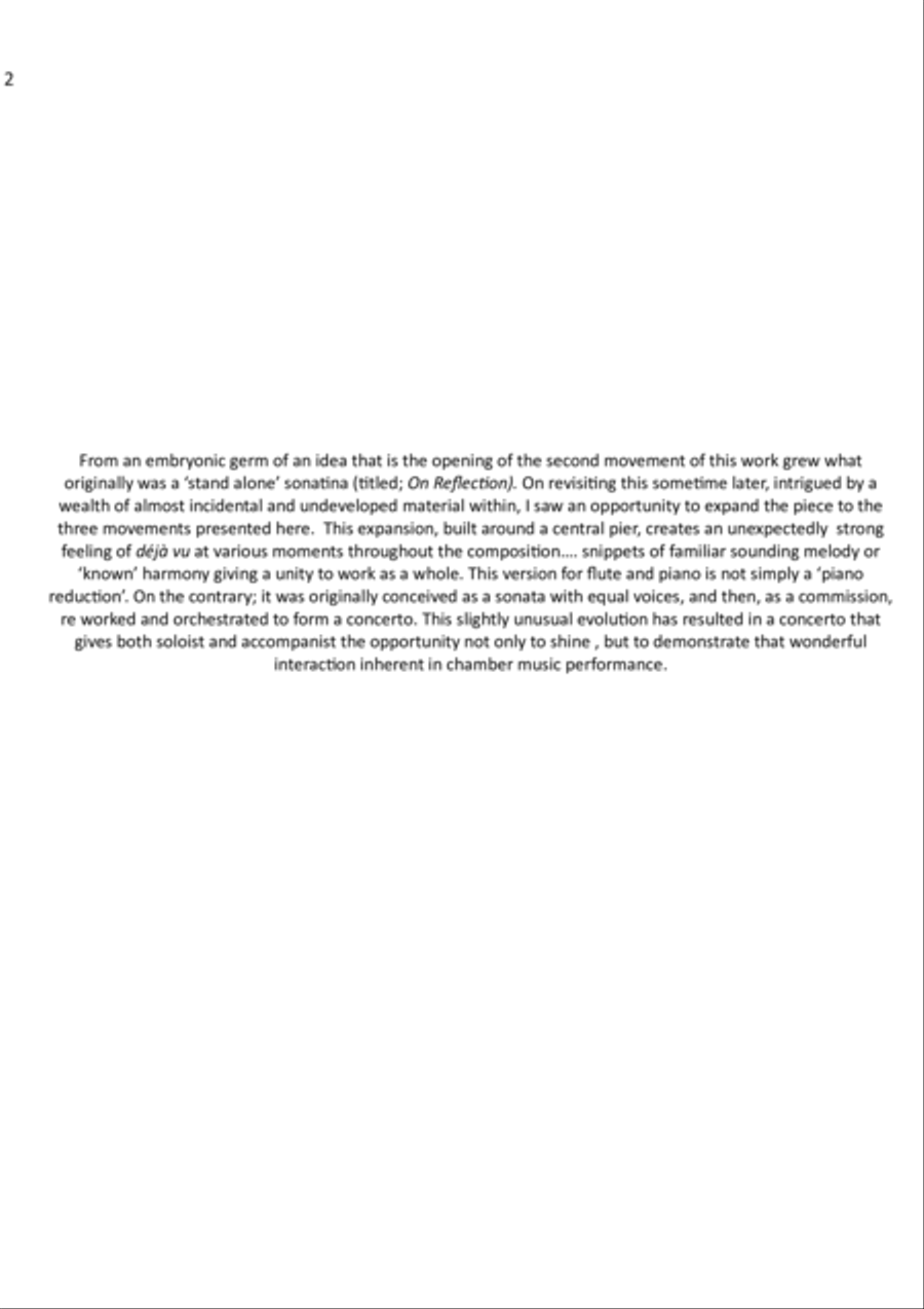Flute Concerto Flute scores gallery preview page 2