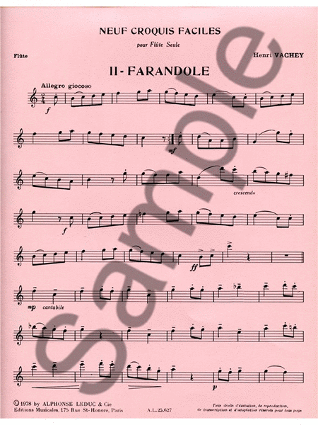 Farandole (flute Solo)