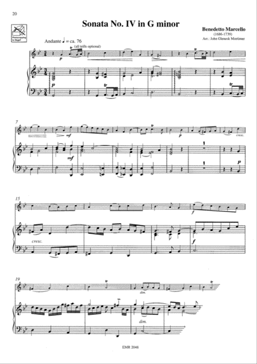 6 Sonatas Alto Saxophone scores gallery preview page 6