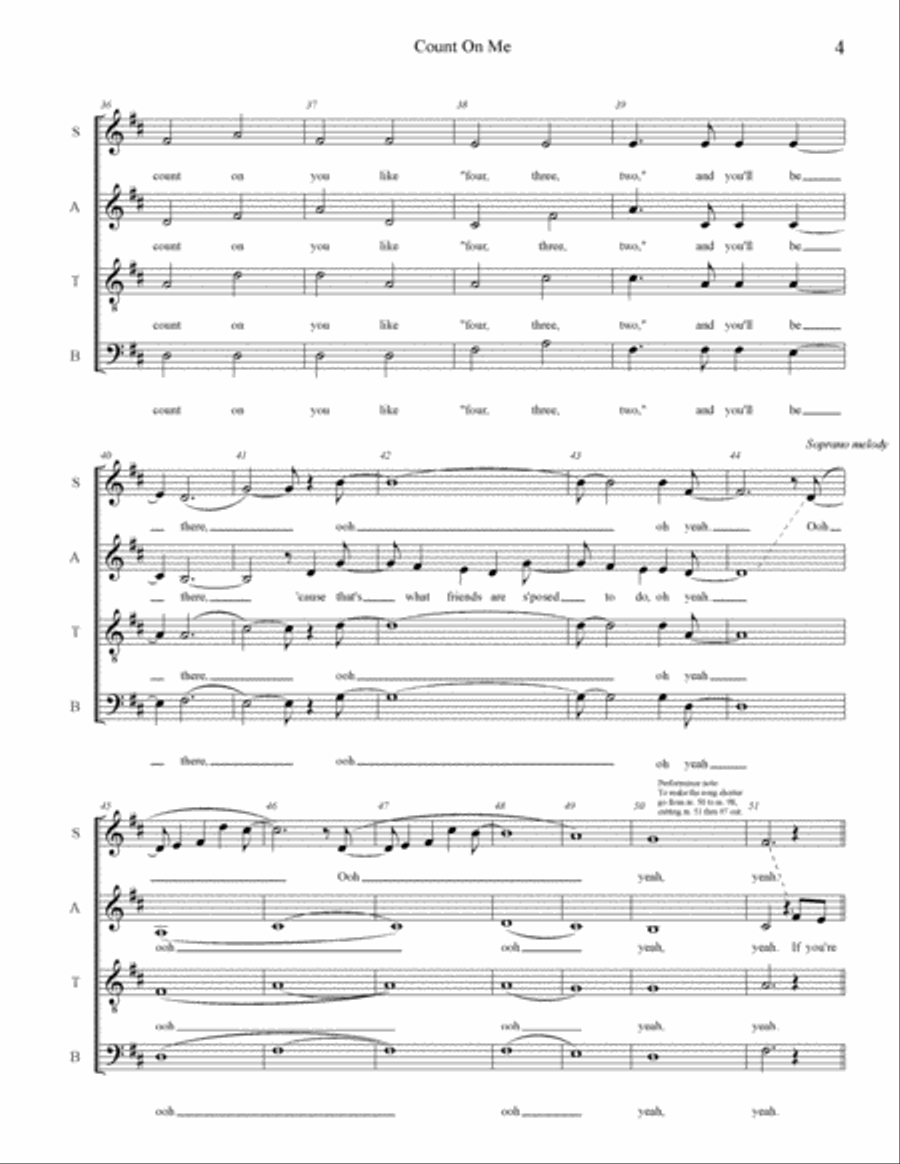 Blue Christmas Blue Christmas 4-Part scores gallery preview page 4