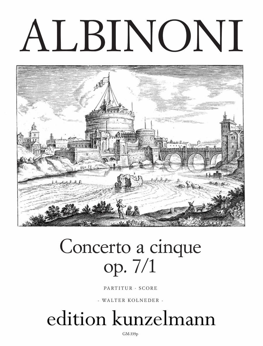 Concerto Op. 7/1 String Orchestra scores gallery preview page 1