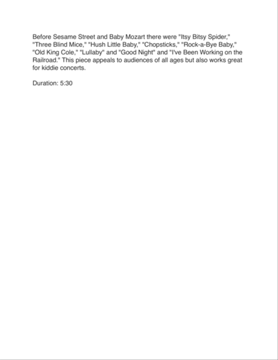 Children's Medley 2 for Woodwind Quintet Woodwind Quintet scores gallery preview page 2