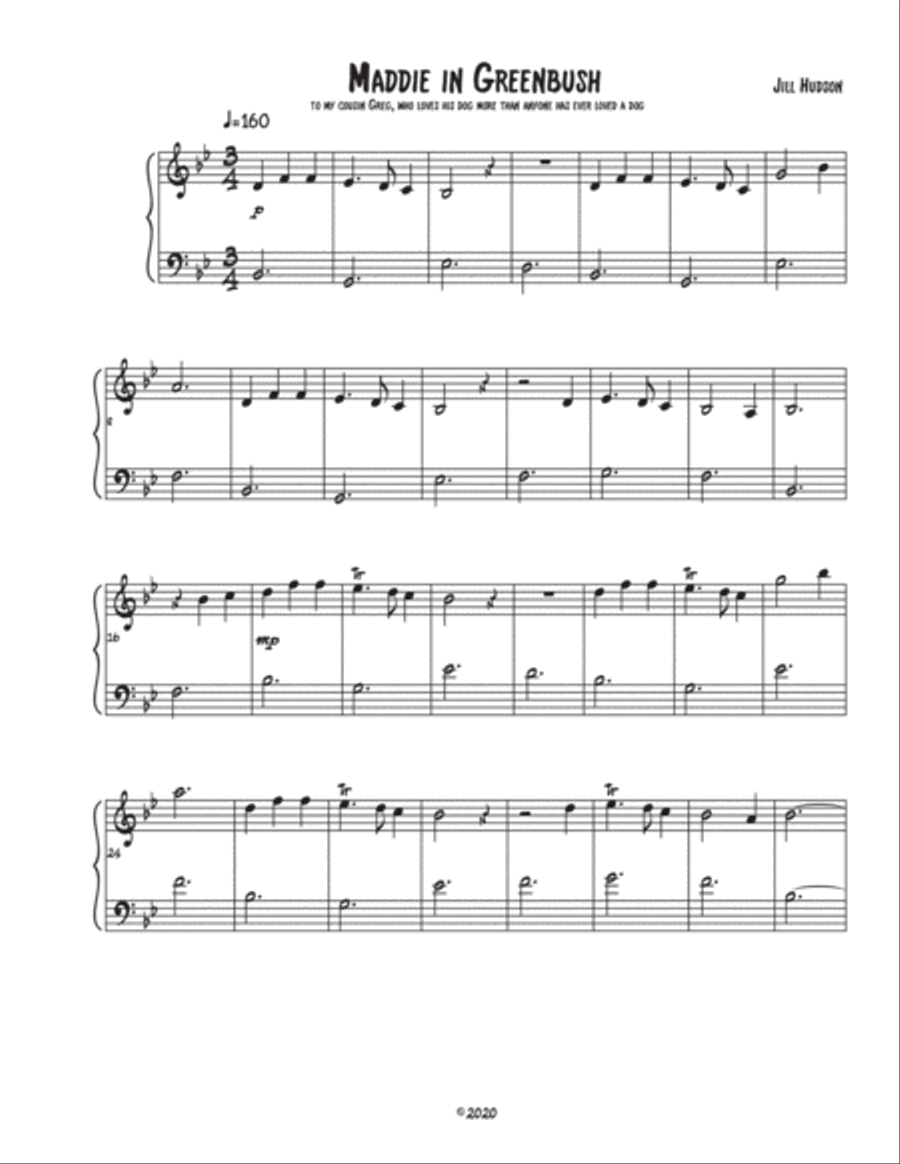 Maddie in Greenbush Piano Method scores gallery preview page 2